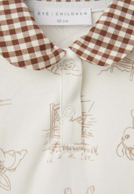 Комплект из слипа, боди и брюк